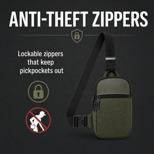 The Good Carry: RFID Sling Bag | Hands-Free. Pickpocket-Proof