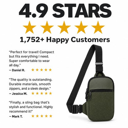 The Good Carry: RFID Sling Bag | Hands-Free. Pickpocket-Proof